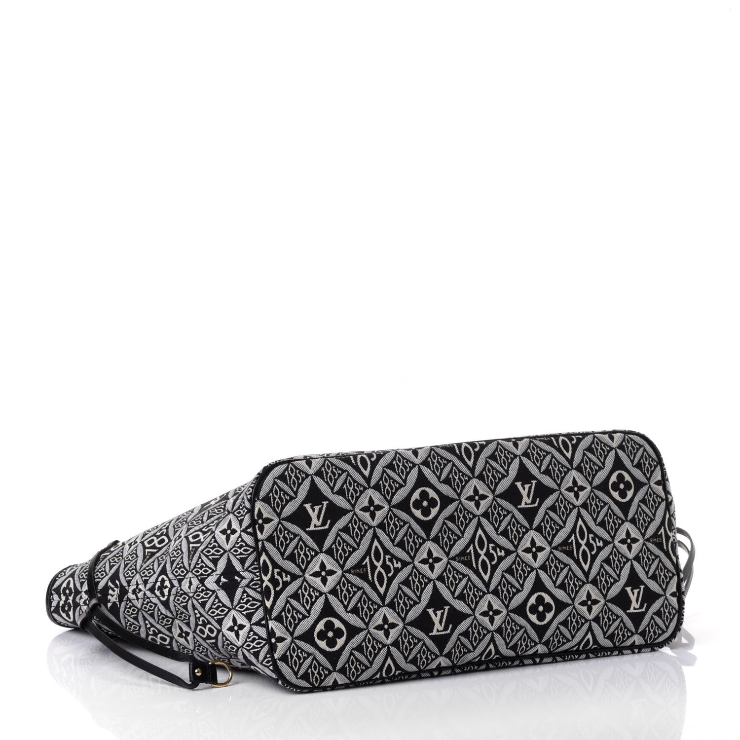 Louis Vuitton Jacquard Since 1854 Neverfull MM Grey 3 of 4