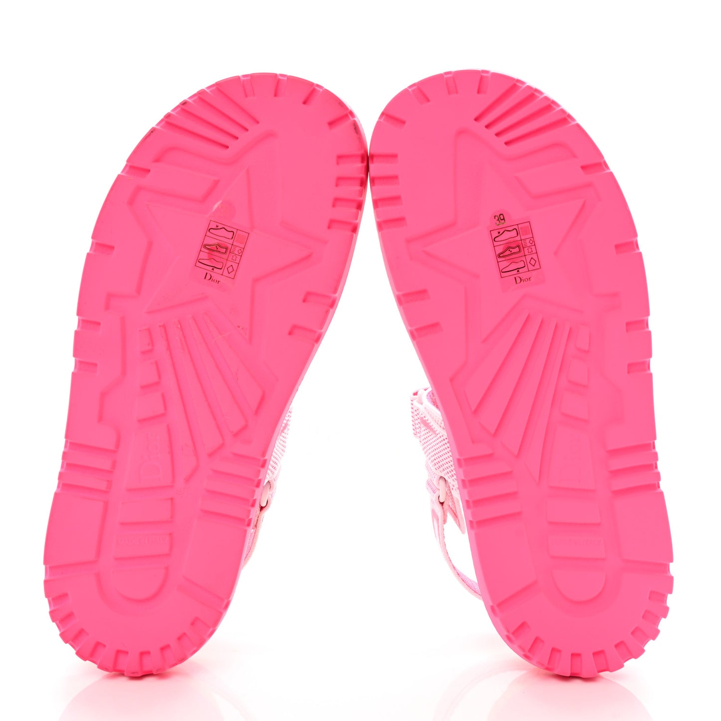 Technical Knit Jute Dioract 10mm Sandals 39 White Fuchsia