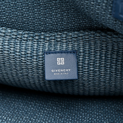 Givenchy Raffia Large G Shopping Tote Denim Blue 6 of 13
