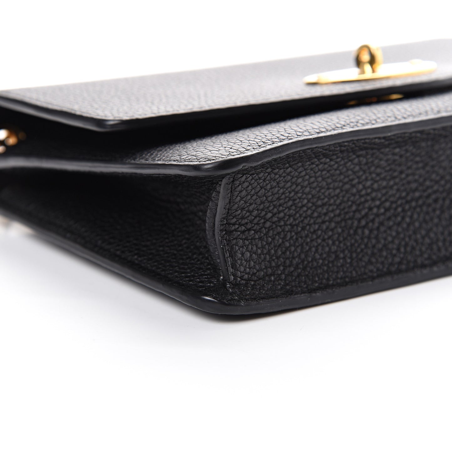 Small Classic Grain Calfskin Small Darley Black