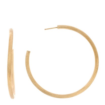 Marco Bicego 18K Yellow Gold Large Jaipur Hoop Earrings 1 of 4