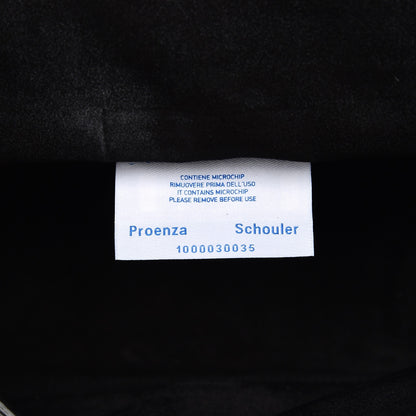 Proenza Schouler Pebbled Calfskin Small Courier Black 7 of 11
