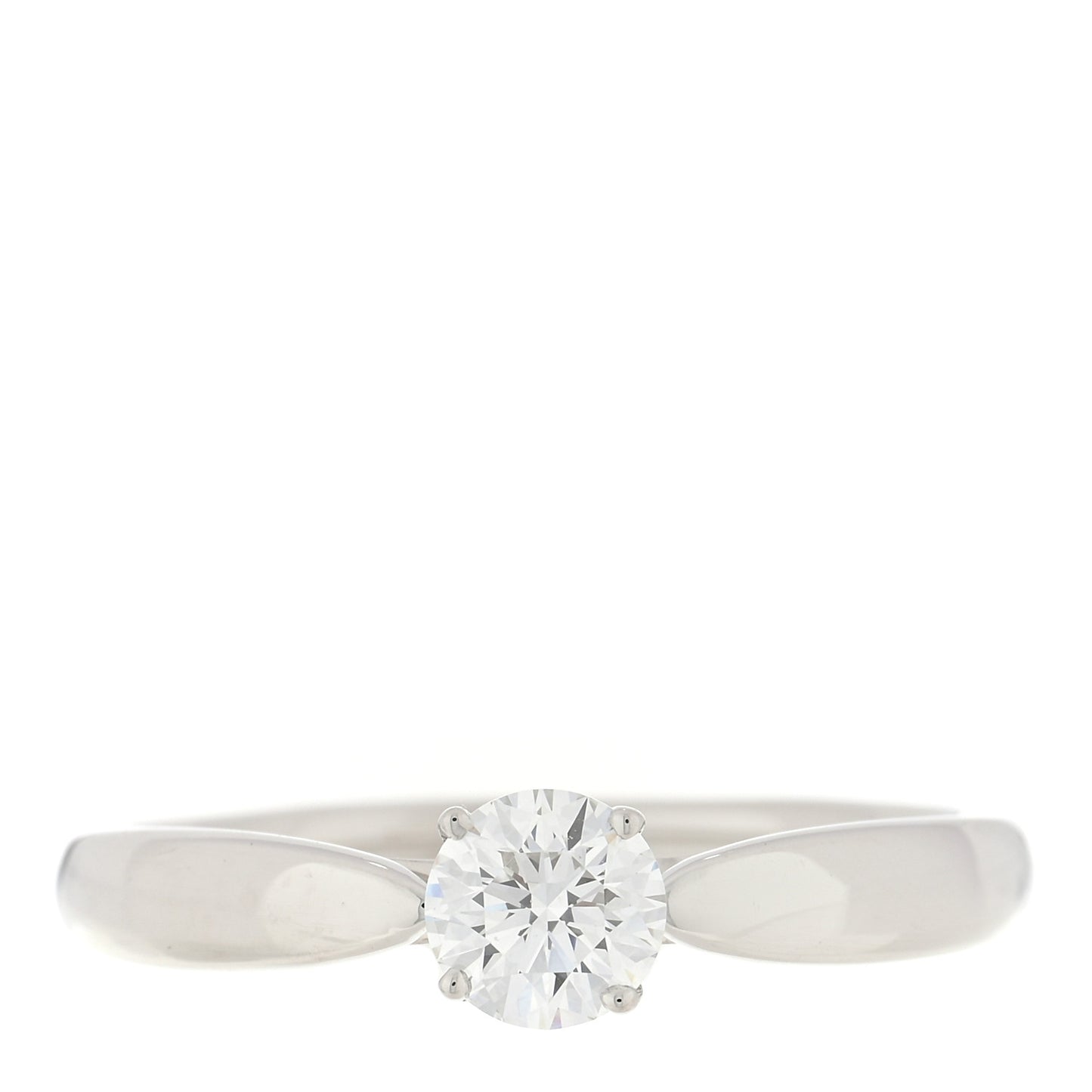 Platinum Diamond .39ct Harmony Solitaire Engagement Ring 52 6