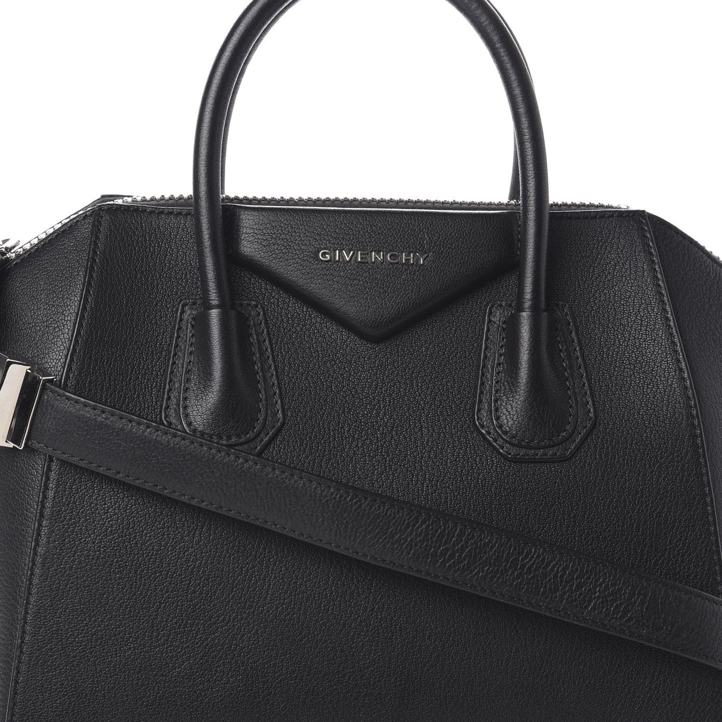 Sugar Goatskin Small Antigona Black