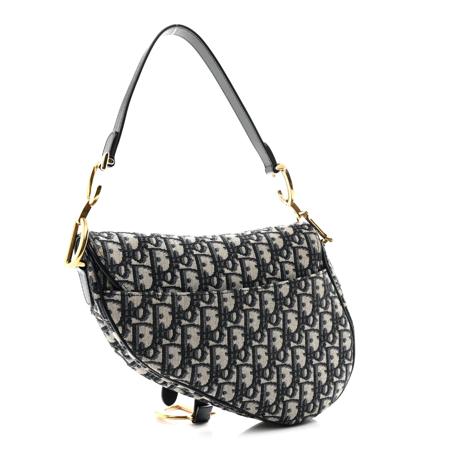 Oblique Saddle Bag Blue