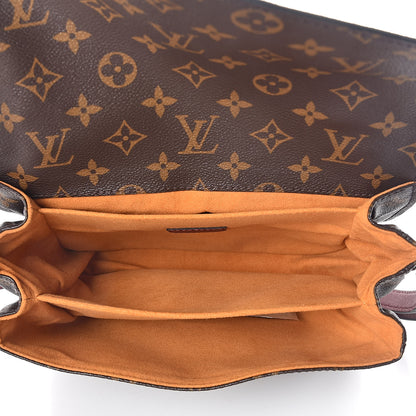 Louis Vuitton Monogram Braided Pochette Metis Safran 5 of 9