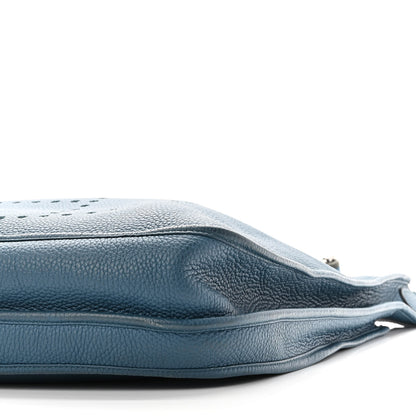 Hermes Taurillon Clemence Amazone Evelyne III TGM Bleu de Galice 10 of 10