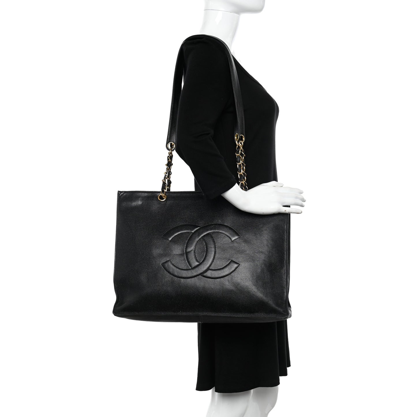 Caviar CC Shopper Tote Black