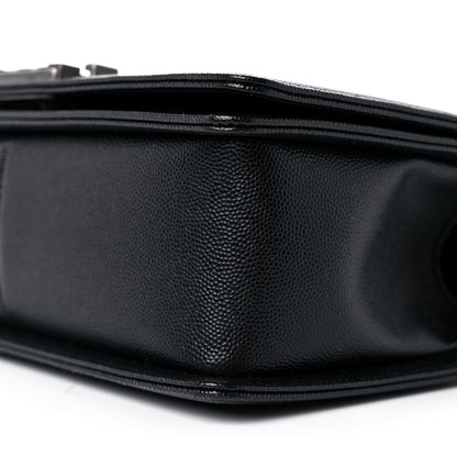 Chanel Caviar Quilted Medium Boy Flap Black 9 of 11