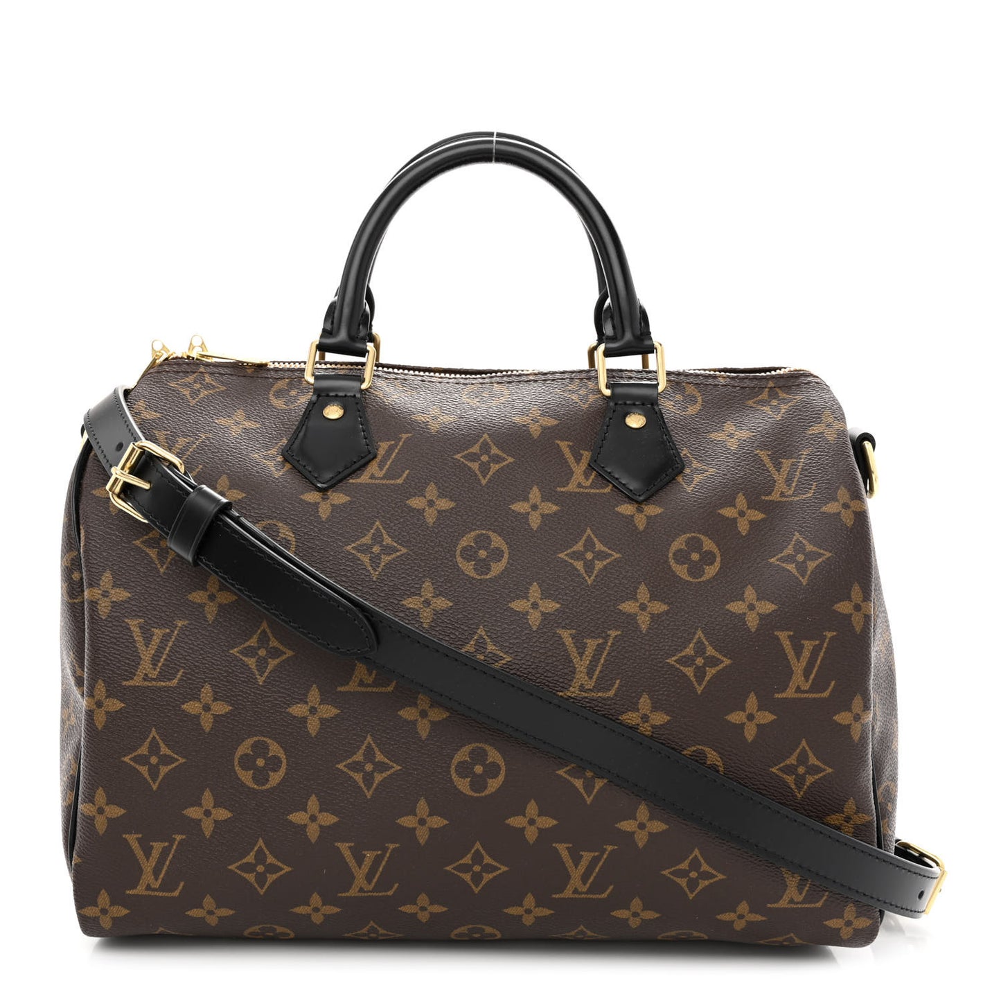 Monogram My World Tour Speedy Bandouliere 30 Black