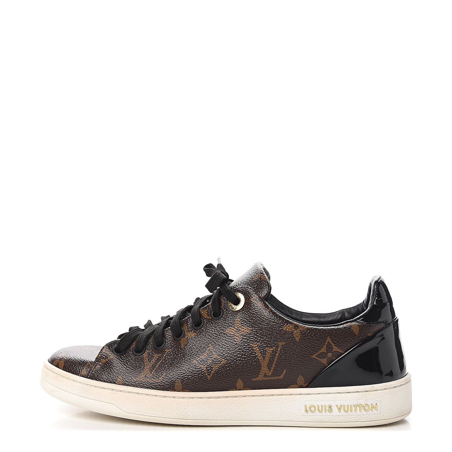 Louis Vuitton Patent Monogram Frontrow Sneakers 37 1 of 12