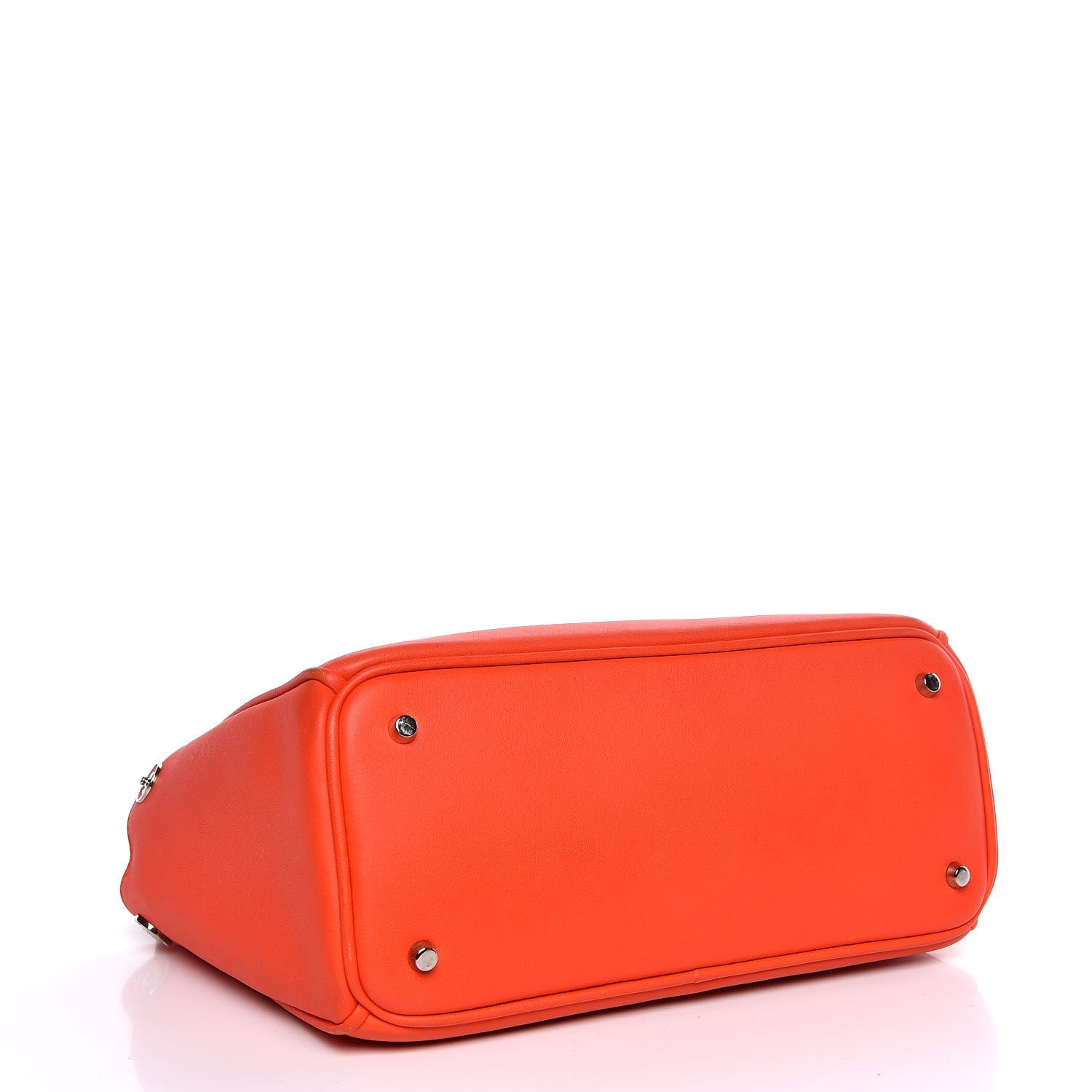 Christian Dior Calfskin Mini Diorissimo Tote Orange 4 of 13