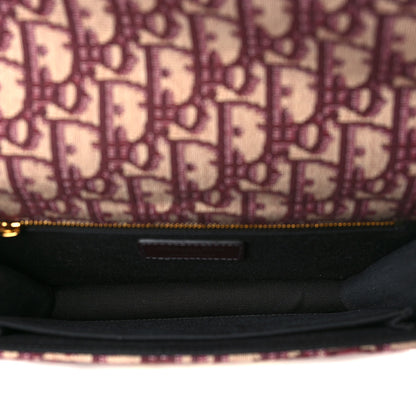 Christian Dior Oblique 30 Montaigne Flap Bag Burgundy 5 of 8
