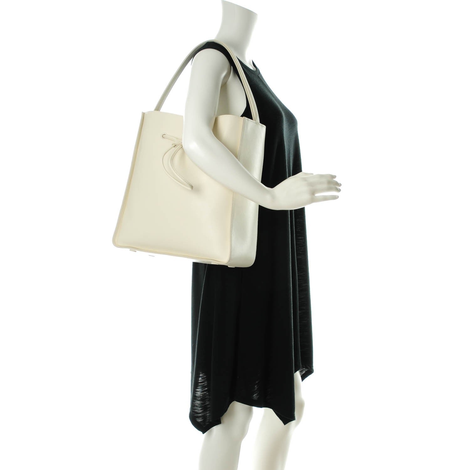 3.1 Phillip Lim 3.1 Calfskin Large Soleil Bucket Bag Off White 2 of 9