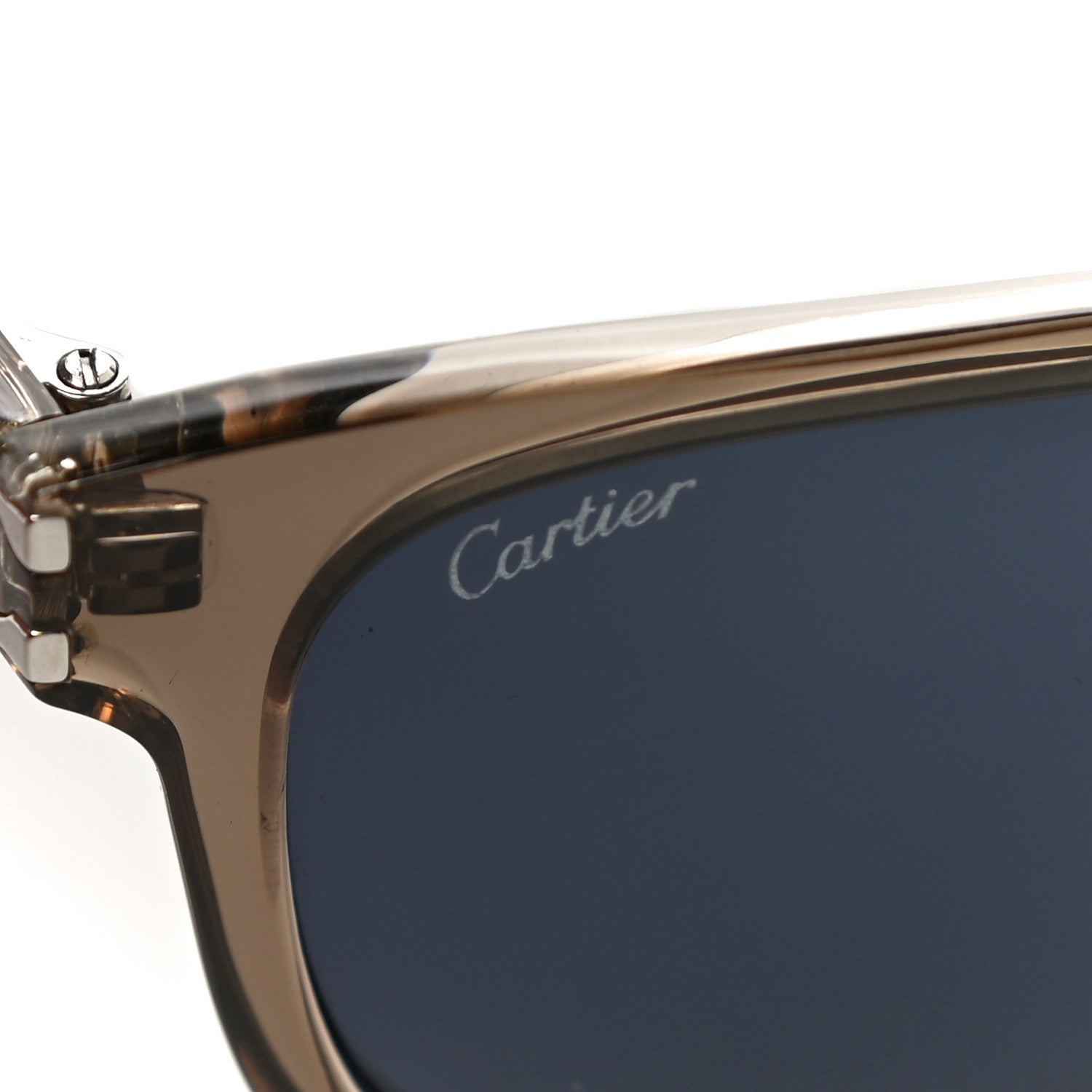 Cartier Acetate CT0002S Rectangular Sunglasses Grey 7 of 9