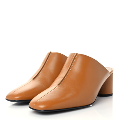 Hermes Calfskin Detail Mules 40 Beige Dore 3 of 9