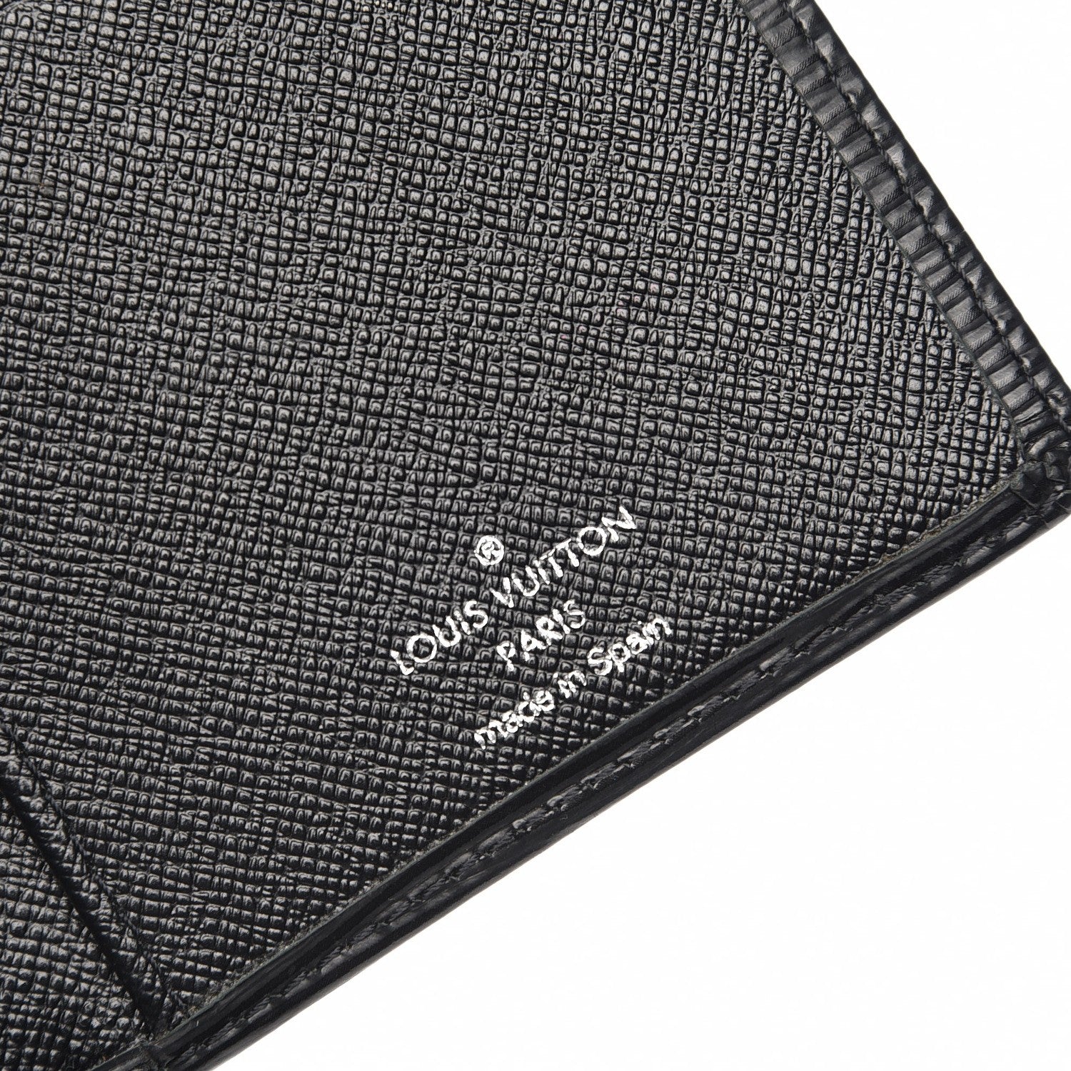 Louis Vuitton Epi Checkbook Organizer Wallet Black 7 of 9