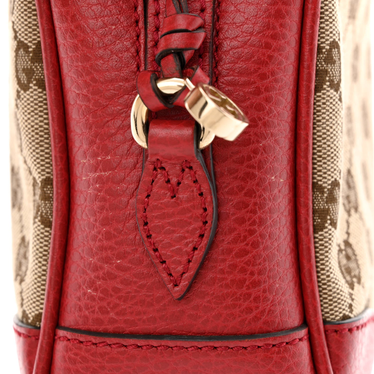 Gucci Monogram Mini Bree Messenger Bag Red 11 of 11