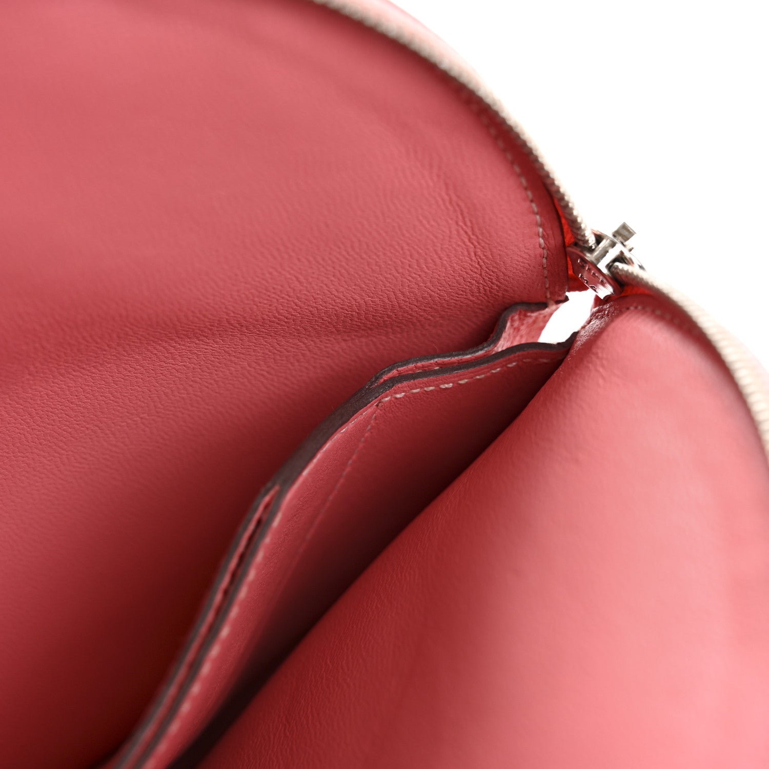 Hermes Chevre Mysore In-The-Loop-To-Go Pochette Rose Lipstick 8 of 12