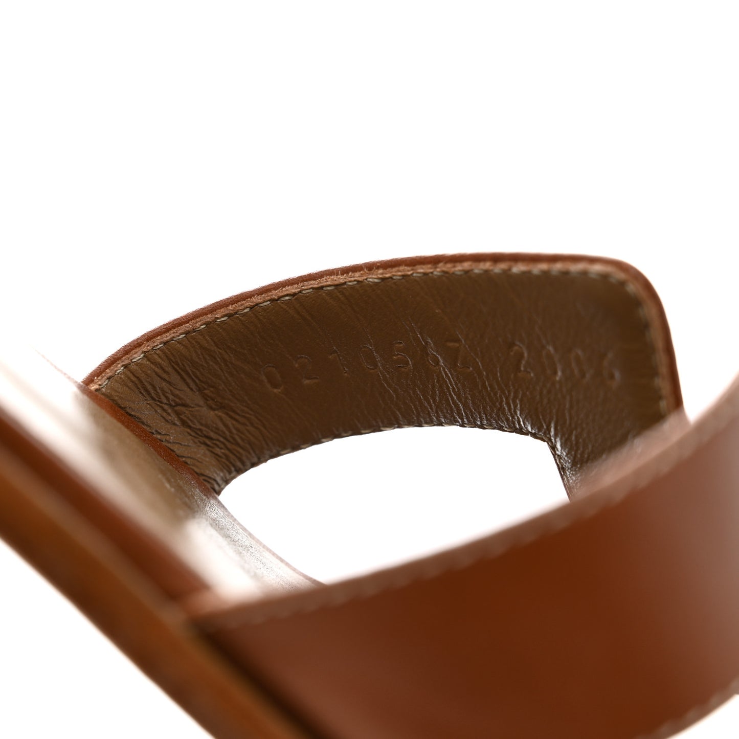 Box Calfskin Oran Sandals 36 Gold