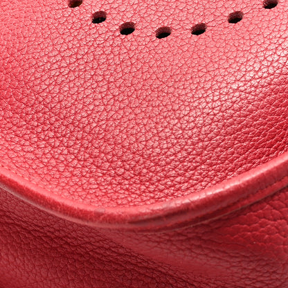 Hermes Taurillon Clemence Evelyne GM Rouge 7 of 10