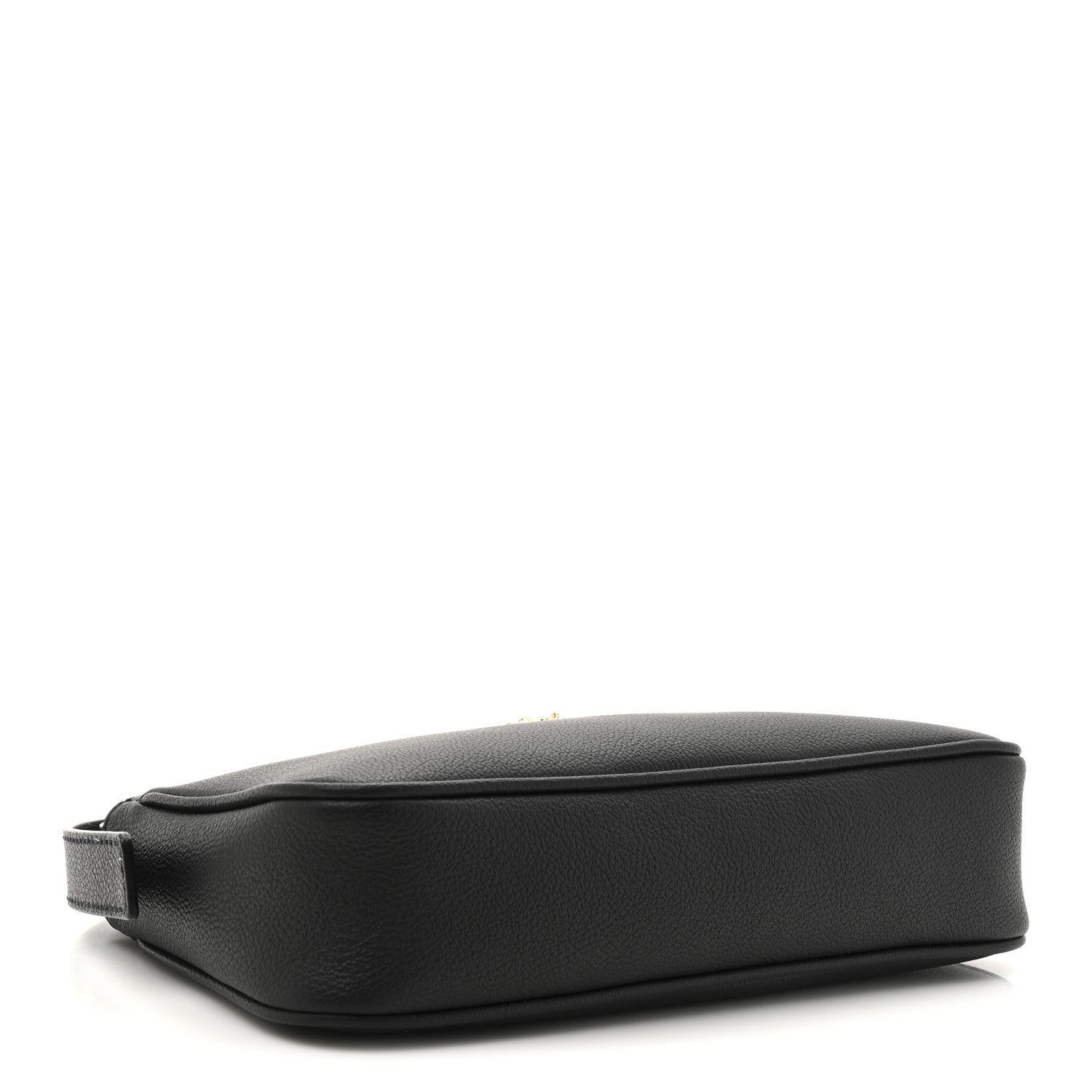 Versace Grained Calfskin Medusa Shoulder Bag Black 4 of 9
