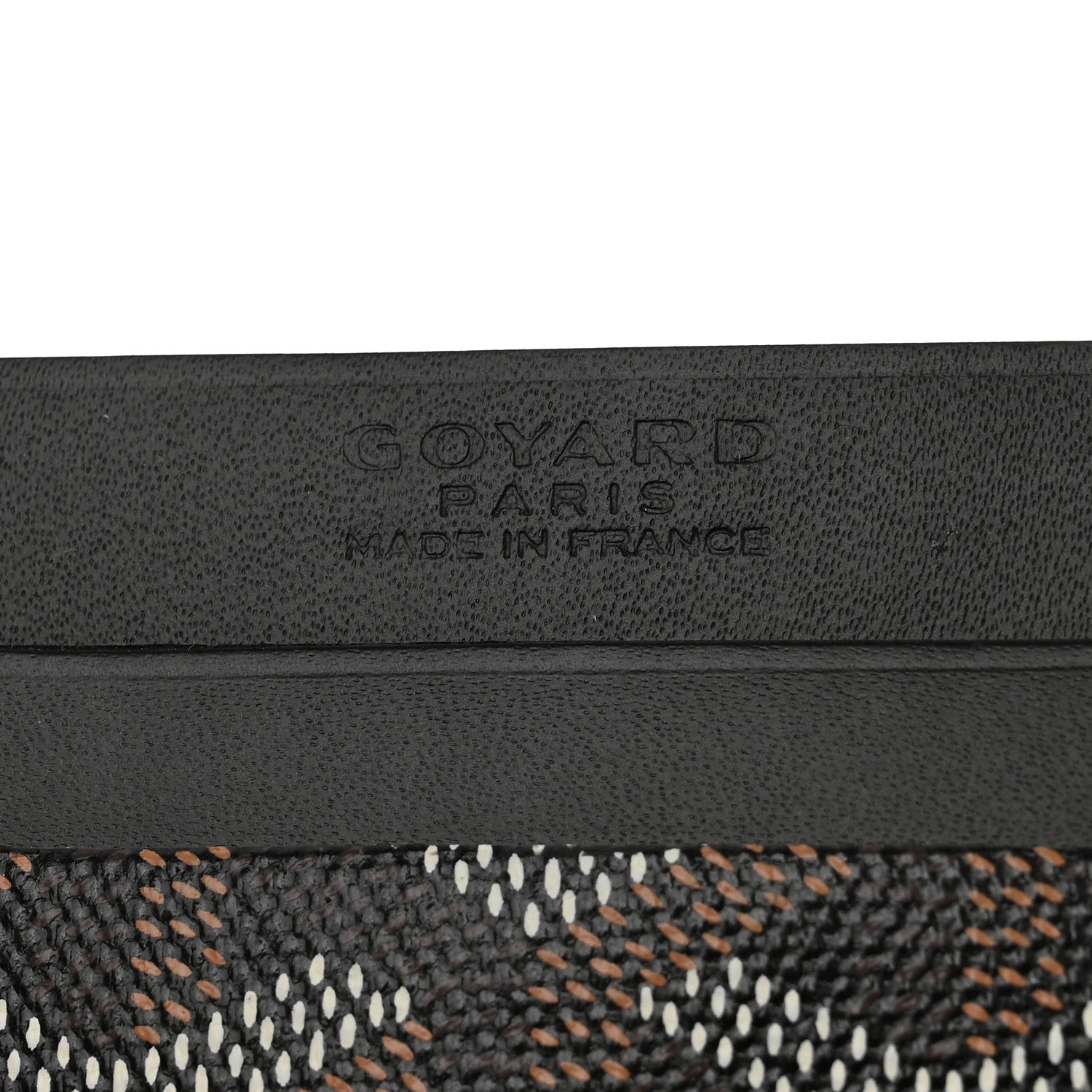 Goyard Goyardine Saint Sulpice Card Holder Black 6 of 7