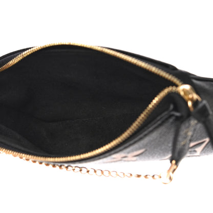 Louis Vuitton Empreinte Monogram Giant Mini Pochette Accessories Black 4 of 9