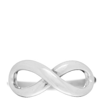 Tiffany Sterling Silver Infinity Ring 49 5 1 of 5