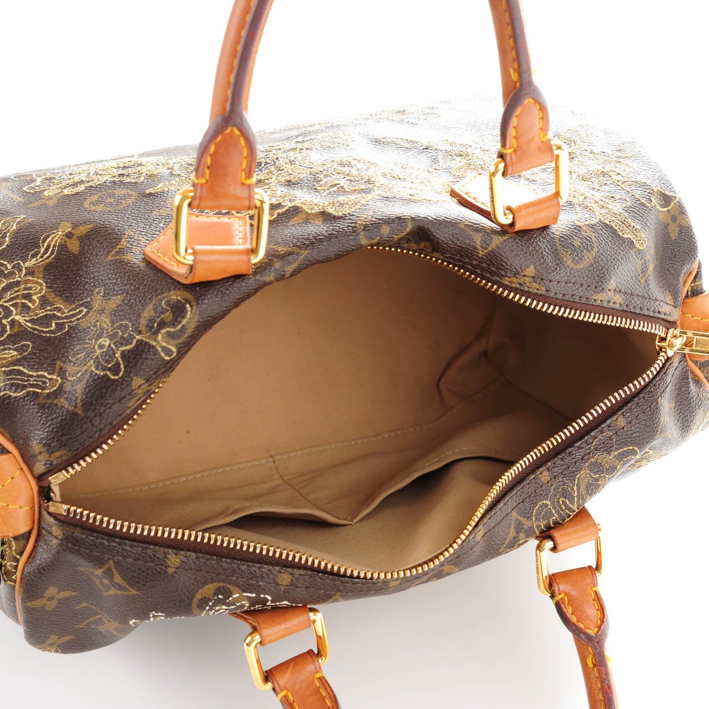 Monogram Dentelle Speedy 30 Gold