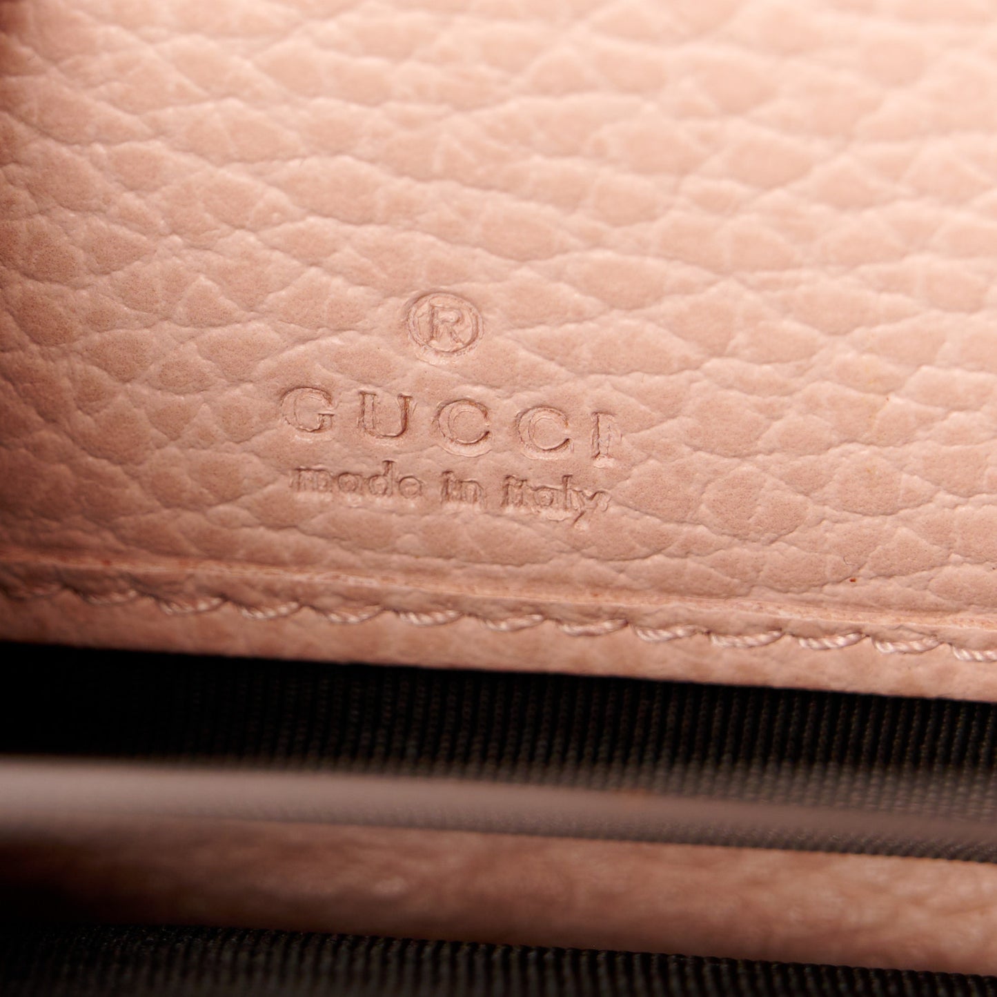 Dollar Calfskin GG Marmont Zip Around Wallet Perfect Pink
