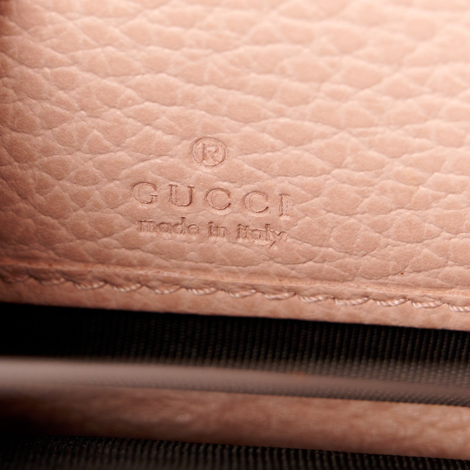 Gucci Dollar Calfskin GG Marmont Zip Around Wallet Perfect Pink 6 of 9