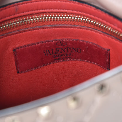 Valentino Garavani Lambskin Medium Rockstud Spike Shoulder Bag Poudre 8 of 10