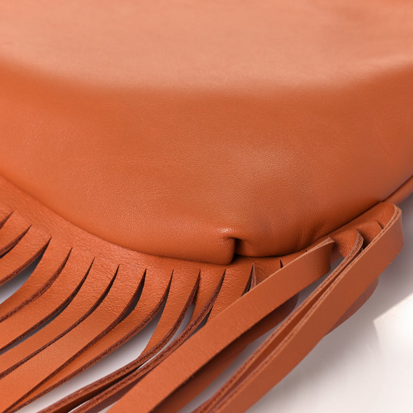 Nappa The Fringe Pouch Shoulder Bag Clay