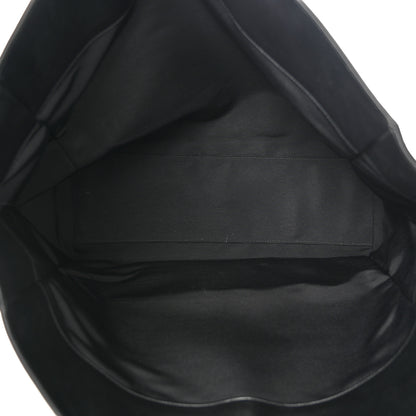 Saint Laurent Calfskin Suede Studded Reversible East West Shopping Tote Black 6 of 12