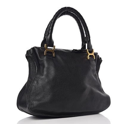 Chloe Calfskin Medium Marcie Satchel Black 3 of 13