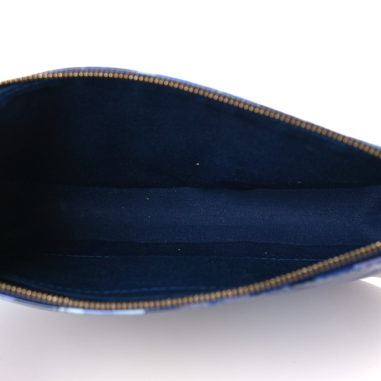 Louis Vuitton Vernis Ikat Pochette Accessories NM Grand Blue 5 of 8