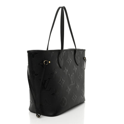 Louis Vuitton Empreinte Monogram Giant Neverfull MM Black 4 of 10