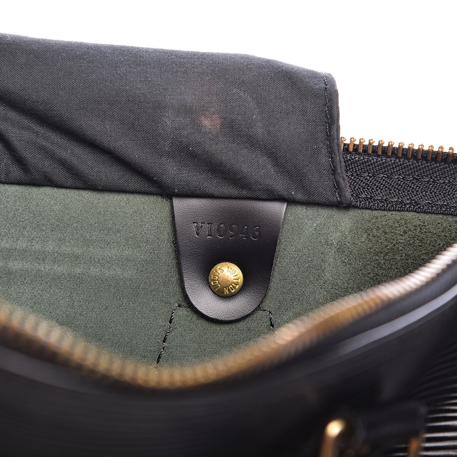 Louis Vuitton Epi Speedy 30 Black 6 of 13