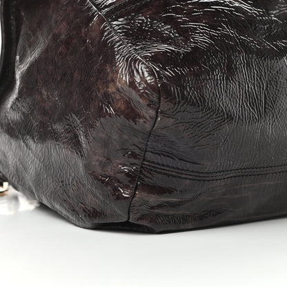 Givenchy Crinkled Patent Medium Pandora Bag Aubergine 9 of 17