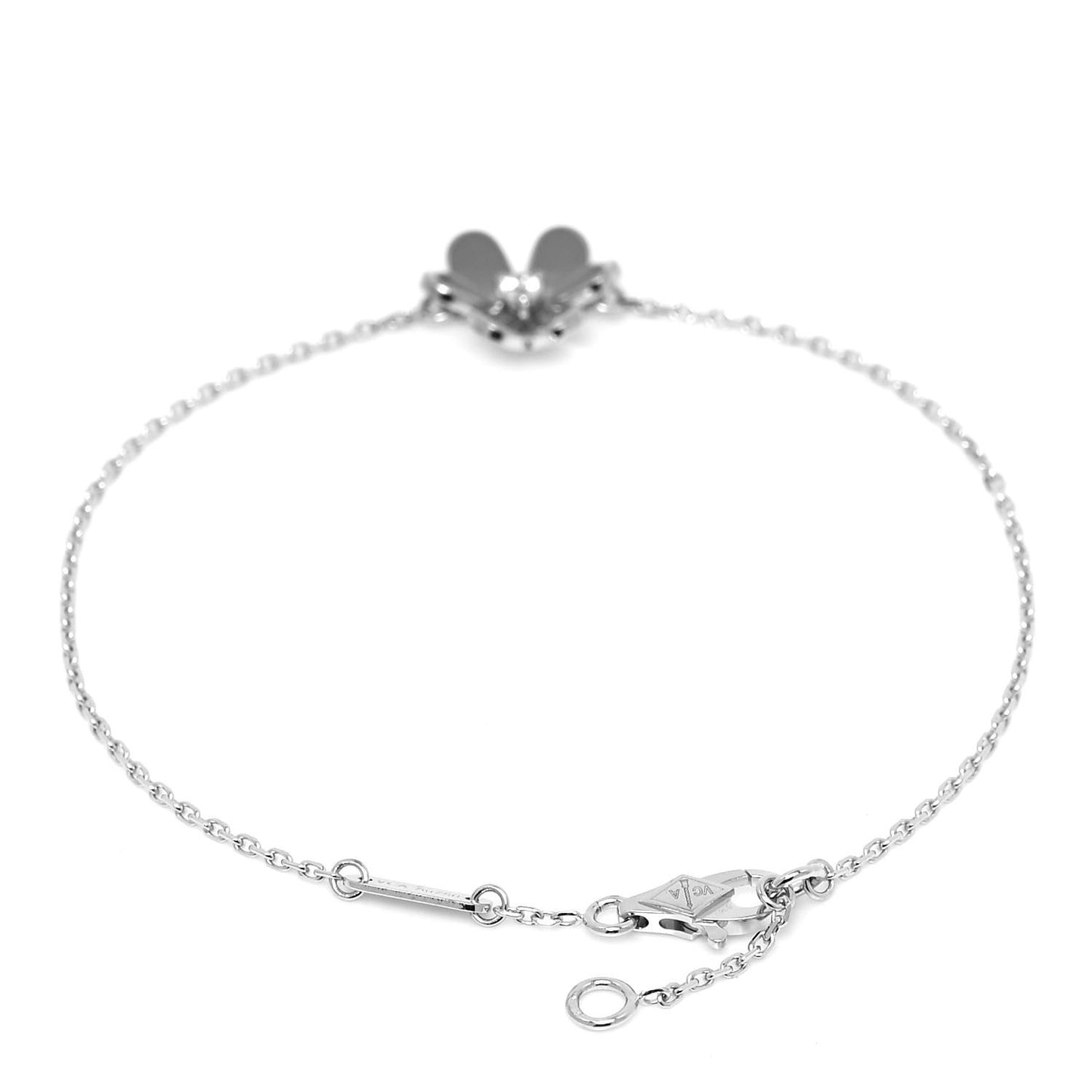 18K White Gold Diamond Mini Frivole Bracelet
