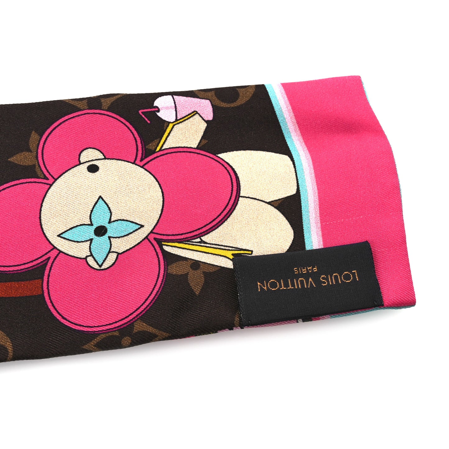 Silk Monogram 2021 Hollywood Christmas Animation Bandeau Marron