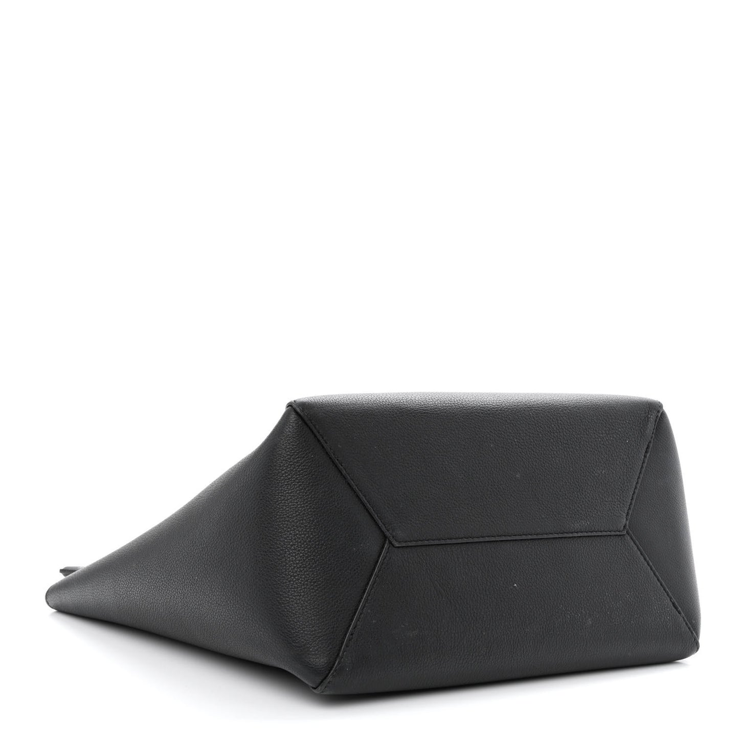 Calfskin Lockme Cabas Black