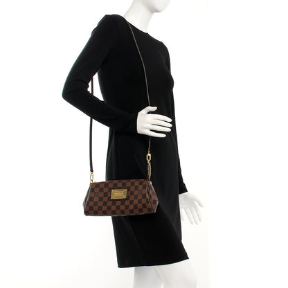 Louis Vuitton Damier Ebene Eva Clutch 2 of 7