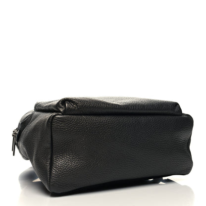 Fendi Cuoio Romano Lux Selleria Monster Eyes Embossed Rounded Backpack Asfalto 4 of 11