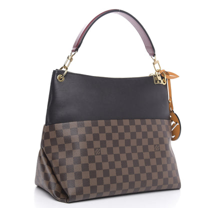 Louis Vuitton Damier Ebene Calfskin Maida Black 3 of 13