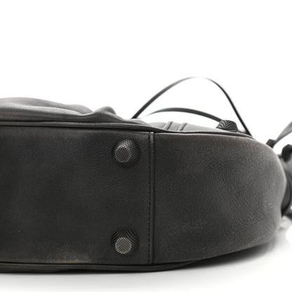 Balenciaga Used Calfskin Small Le Cagole Shoulder Bag Black 10 of 10