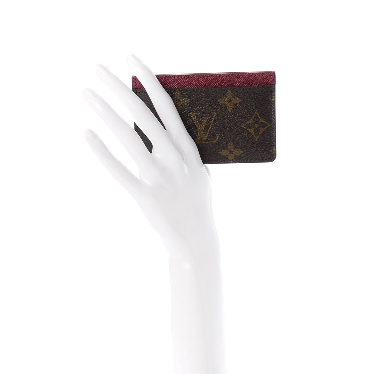 Monogram Card Holder Fuchsia