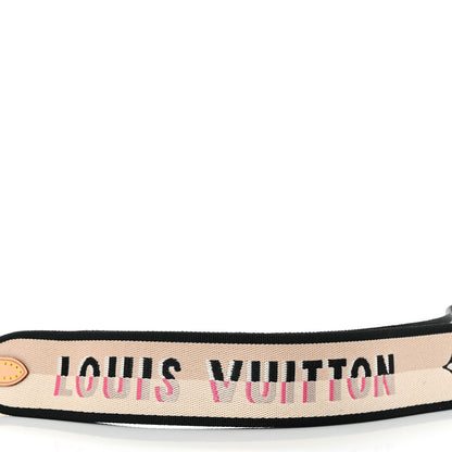 Louis Vuitton Jacquard Speedy Bandouliere 20 Shoulder Strap Black 3 of 4