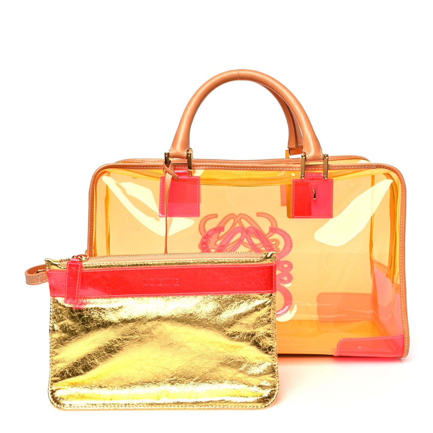 PVC Amazona 36 Orange Yellow Multicolor
